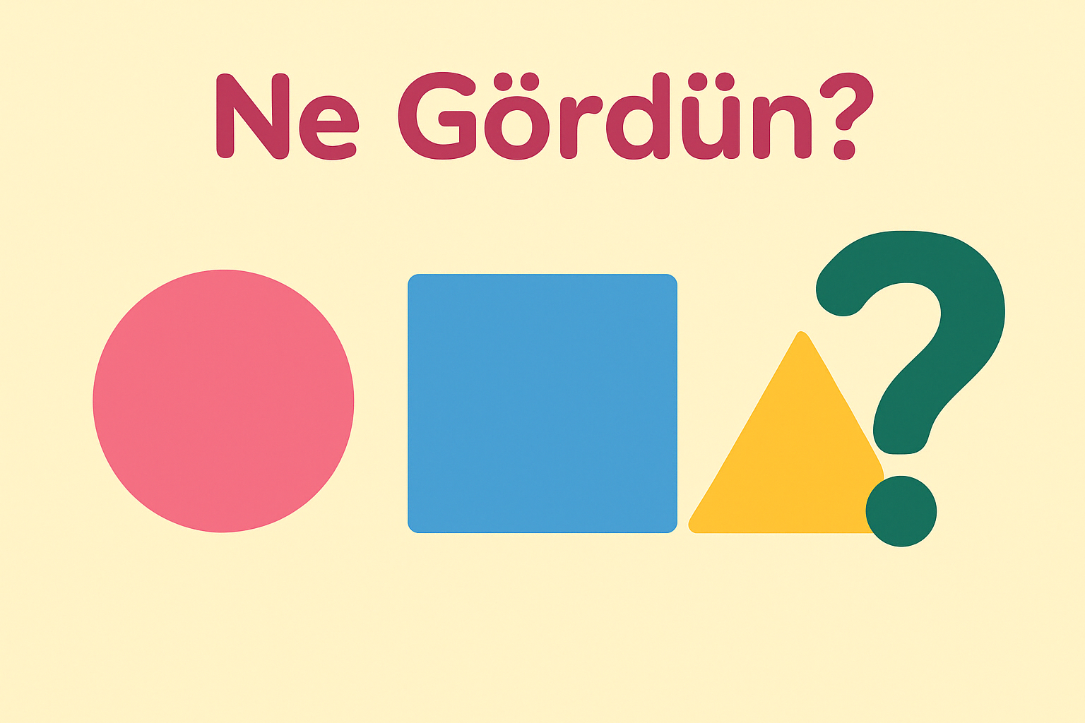 Ne Gördün? – Dikkatini Test Et!